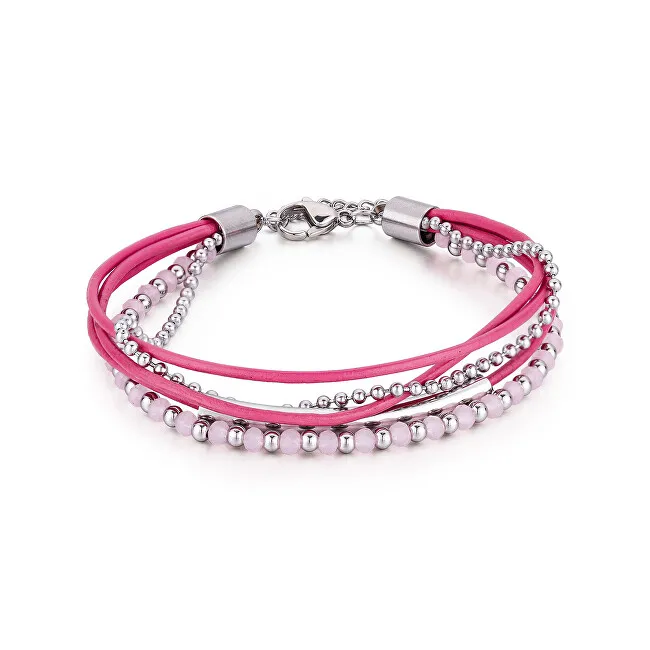 Troli Bracciale con perline rosa VESB0521S-C donna