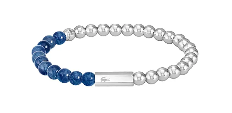 Lacoste Bracciale in perline di acciaio Orbe 2040246 donna