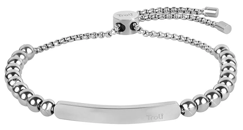 Troli Bracciale con perle in acciaio da donna