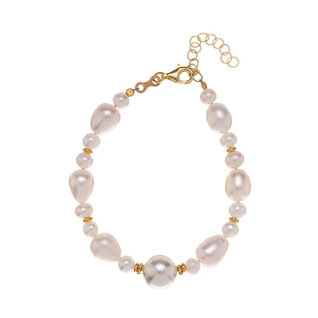 Alisia Bracciale con perle di fiume AL4543-Oro donna