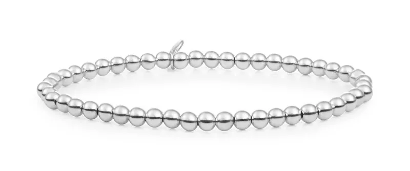 Sparkling Bracciale Saturno da donna con sfere in argento SB-S-4MM-ADD donna