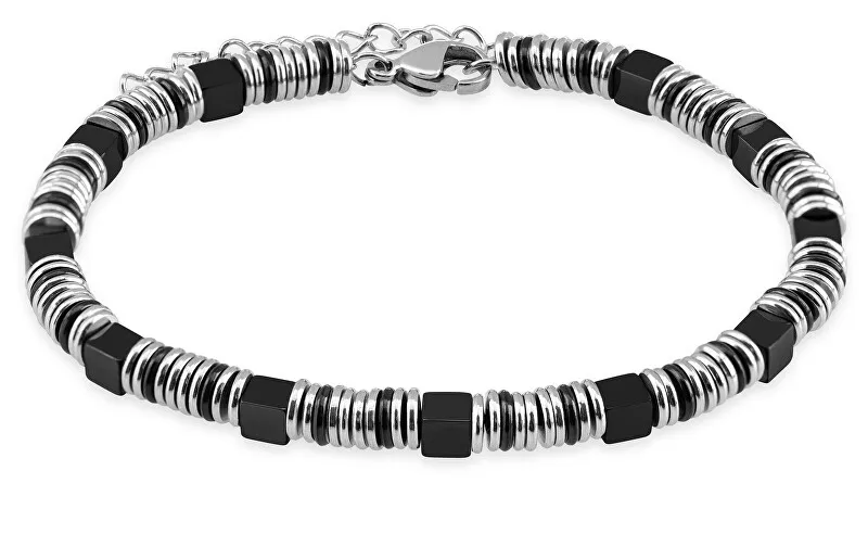 Troli Bracciale di perline in acciaio VESB1116SB unisex