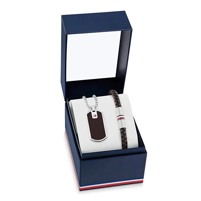 Tommy Hilfiger Set di gioielli in acciaio moda 2770169 (collana, bracciale) donna