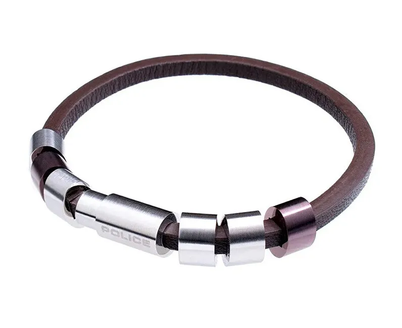Mensola Bracciale in pelle elegante PJ22653BLC219 unisex