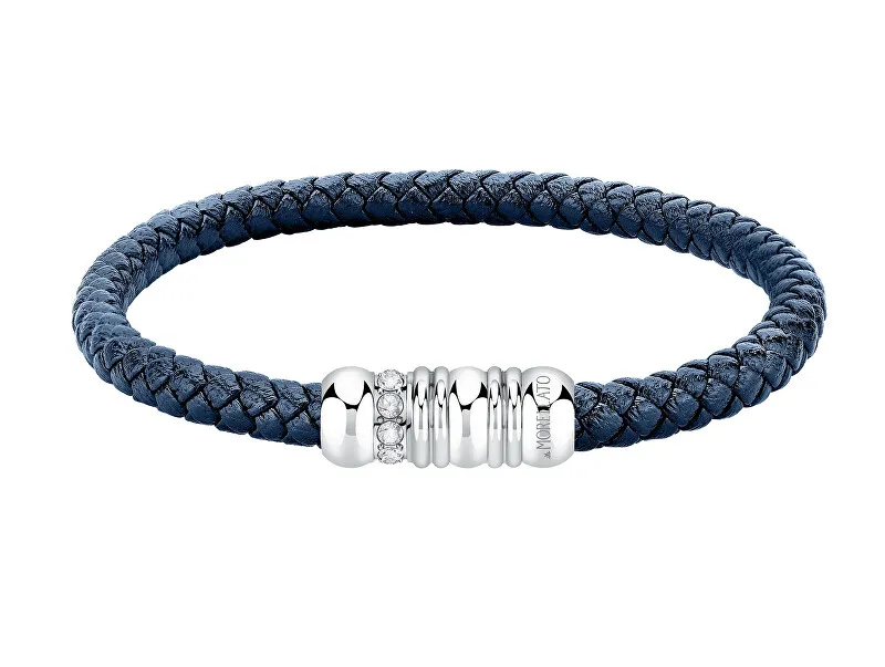 Morellato Bracciale in pelle senza tempo per uomo Moody SQH55 uomo