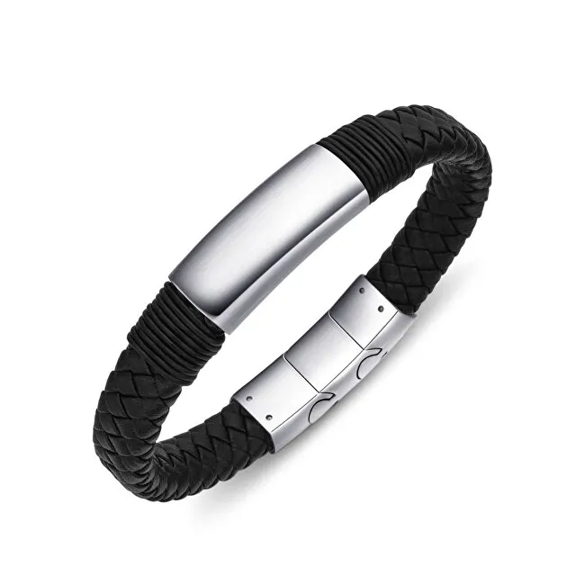 Diversi bracciale da uomo in pelle abbinato B1000158 uomo
