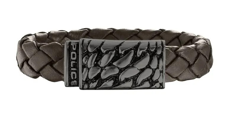 Mensola Bracciale in pelle marrone scuro per uomo S14AHW03B uomo
