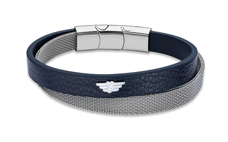 Mensola Bracciale in pelle da uomo Hardware PEAGB2119611 - Lunghezza: 19 cm uomo