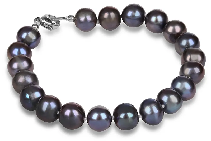 JwL Luxury Pearls Bracciale in perle blu autentiche JL0360 donna
