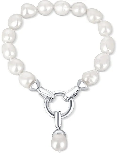 JwL Luxury Pearls Bracciale in vere perle bianche JL0560 donna