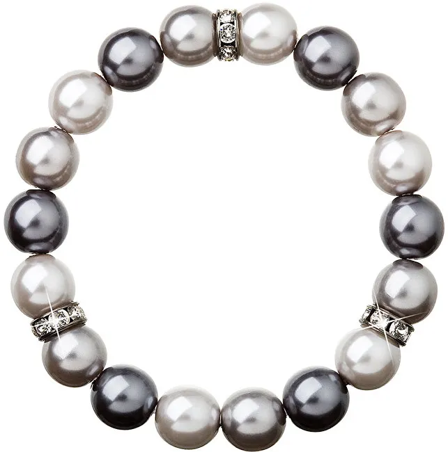 Evolution Group 33061.3 bracciale di perle grigie da donna