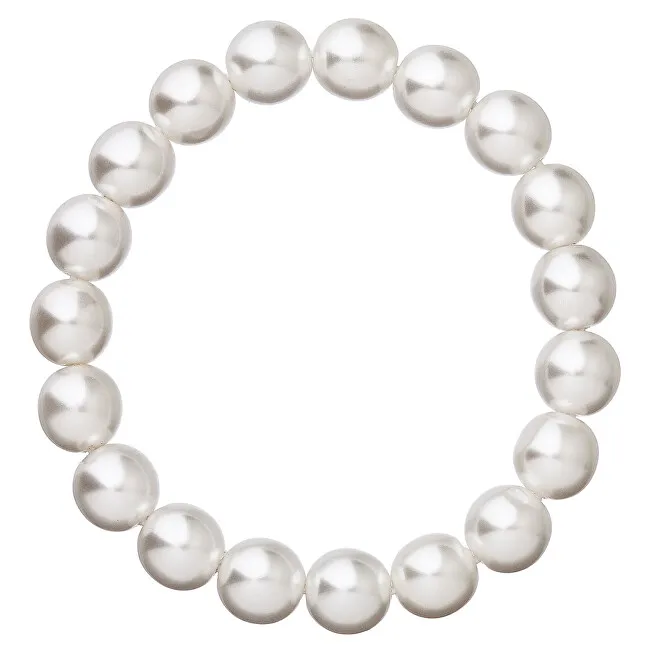 Evolution Group Elegante bracciale di perle 56010.1 bianco donna