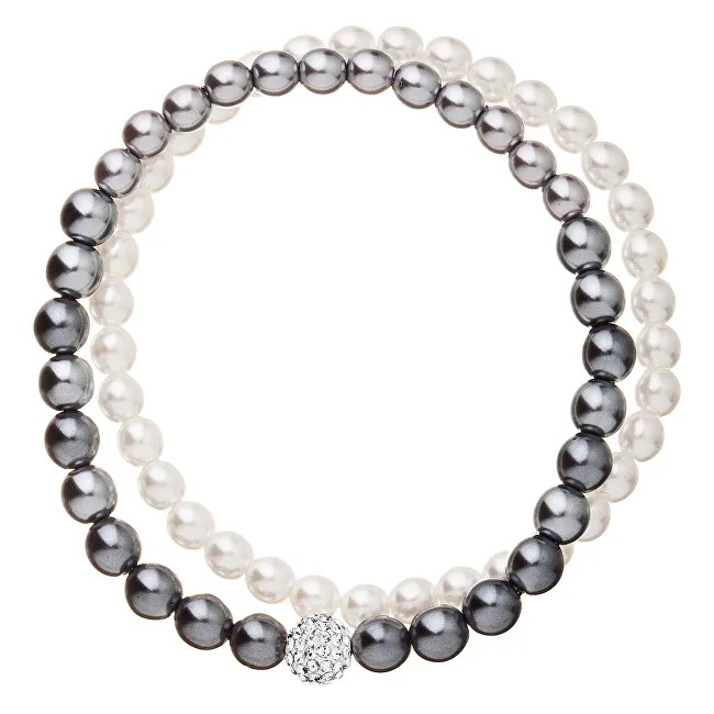 Evolution Group Elegante set di bracciali con perline 33106.3 donna
