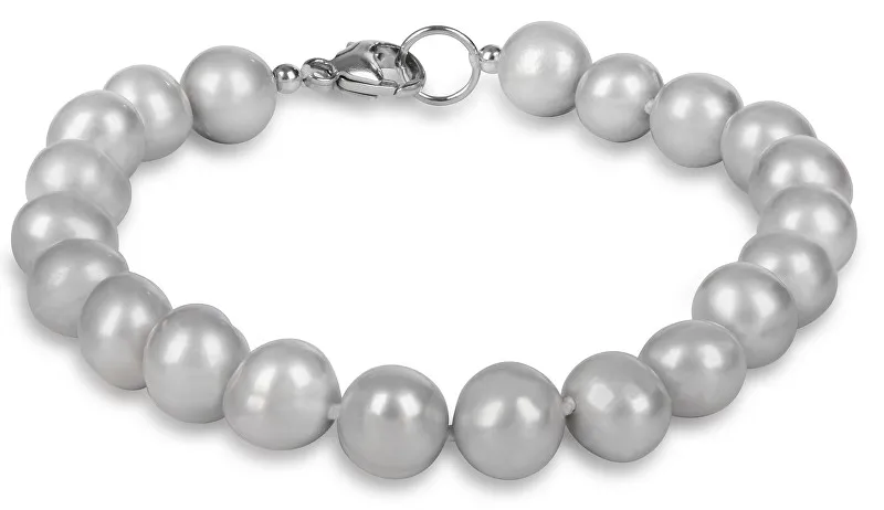 JwL Luxury Pearls Bracciale in perle grigie autentiche JL0359 donna