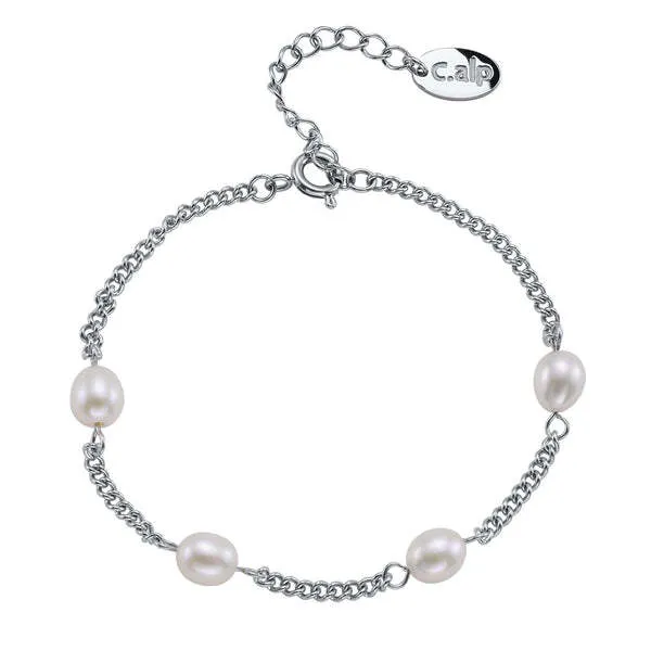 CRYSTAlp Elegante Collana con perla Tide Pearl 22243.E donna