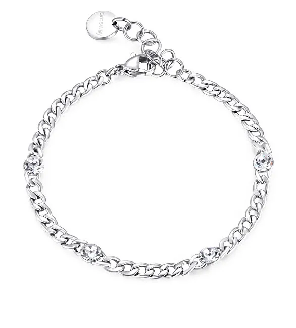 Brosway Bracciale in acciaio con cristilla Symphonia BYM85 donna