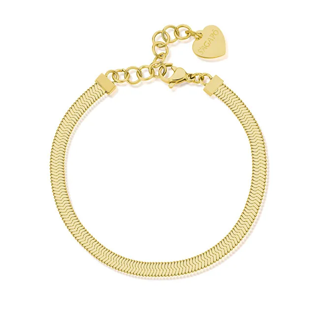S'Agapõ Bracciale grosso SHK36 placcato oro fino donna
