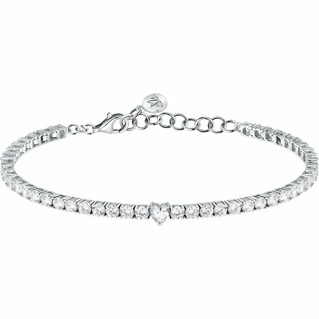 Morellato Bracciale in argento con cuore romantico Tesori SAIW166 donna