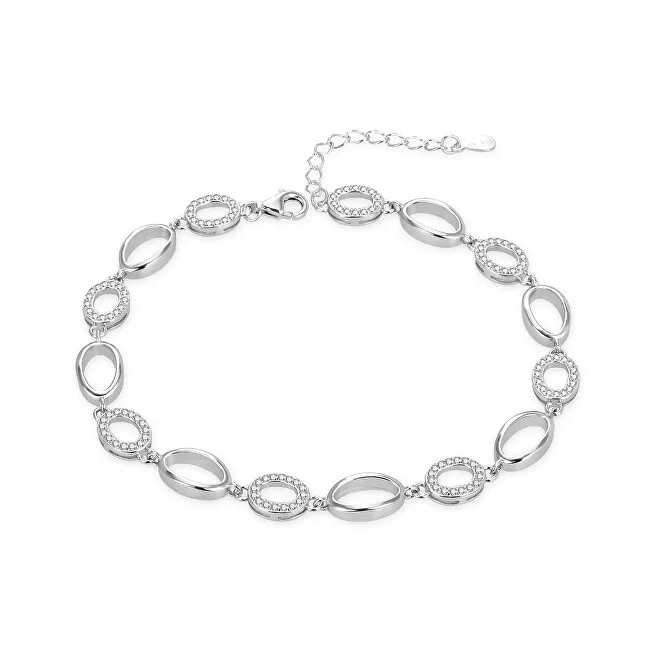 Agato Bracciale alla moda in argento con zirconi AGB775/21 donna