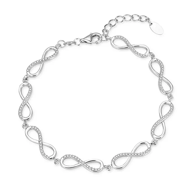 Agato Bracciale distintivo in argento con zirconi Infinity AGB781/21 donna