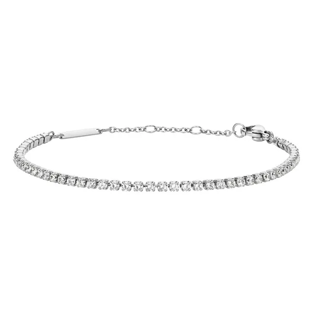 Daniel Wellington Bracciale in acciaio scintillante con cristalli Classic Tennis DW00400386 donna