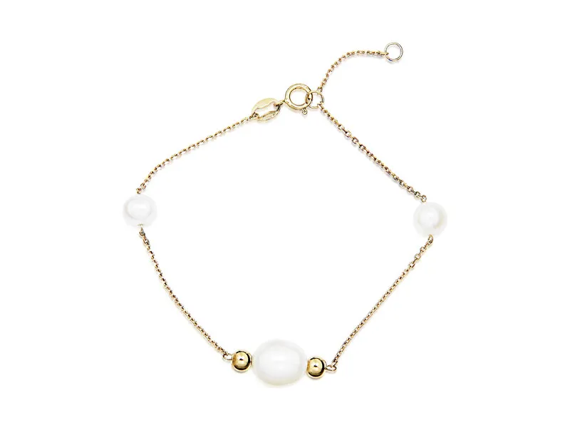 JVD Fascinating bracciale placcato oro con perle SVLB0747SH8GP18 donna