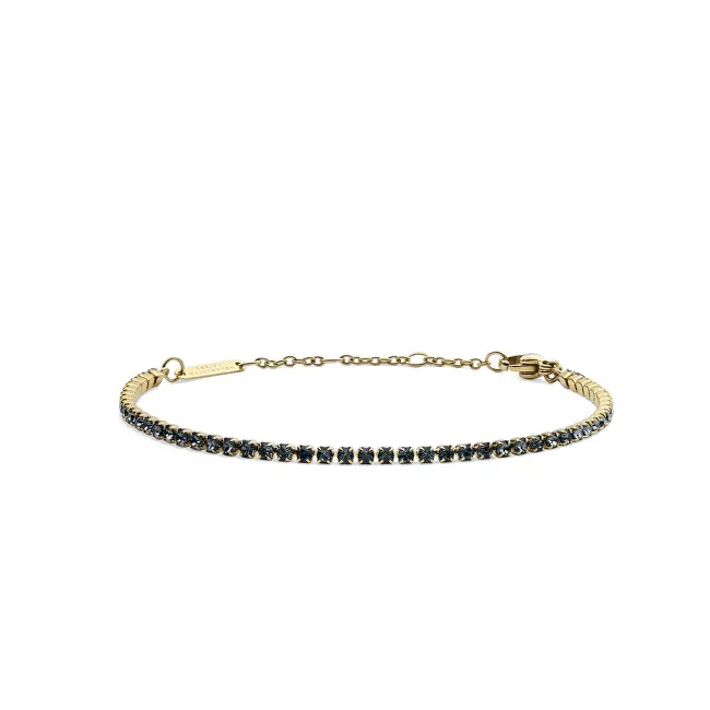 Daniel Wellington Bracciale placcato oro con cristalli Classic Tennis DW00401107 donna