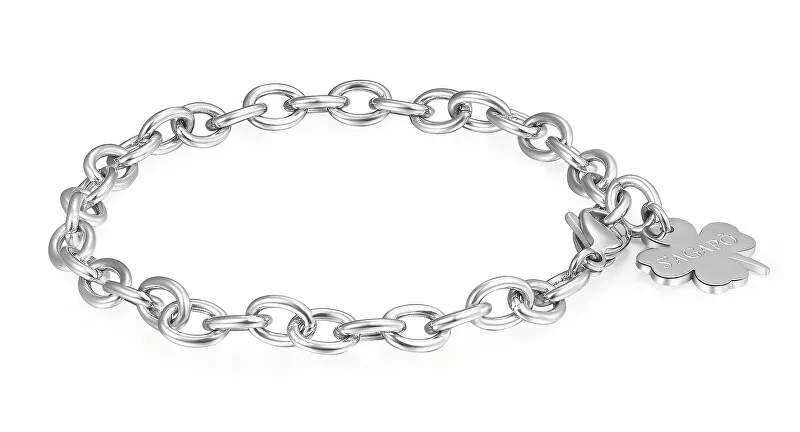 S'Agapõ Bracciale con ciondolo in acciaio Happy SHAC56 donna