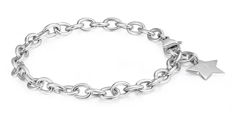 S'Agapõ Bracciale con ciondolo in acciaio Happy SHAC55 donna
