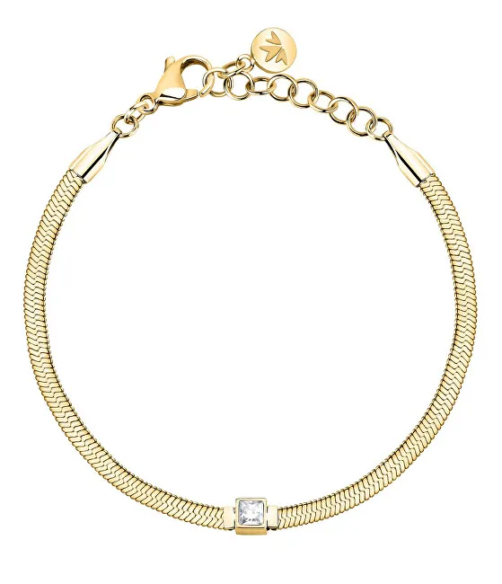 Morellato Bracciale placcato oro con cristallo trasparente Hadek Gioia SAVY36 donna