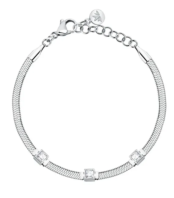 Morellato Bracciale in acciaio abbinato con cristalli Hadek Gioia SAVY32 donna