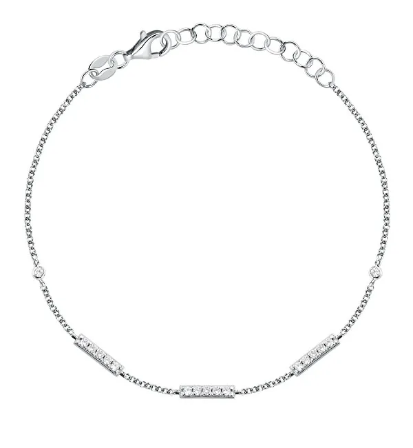 La Petite Story Bracciale in argento senza tempo con zirconi Argento LPS05AWV74 donna