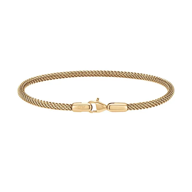 Daniel Wellington Bracciale in acciaio placcato oro con maglia Perfect Pair DW0040068 - Lunghezza: 20.5 cm uomo