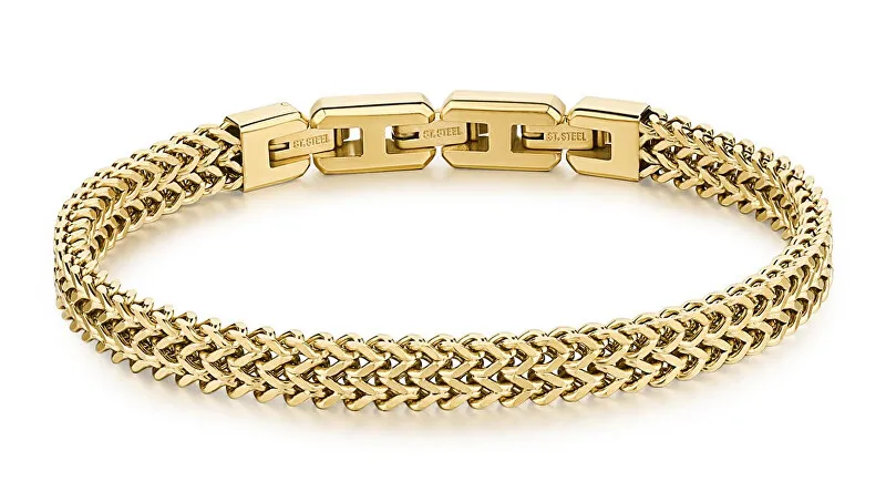 Brosway Elegante bracciale a catena placcato oro per uomo Ink BIK100 uomo