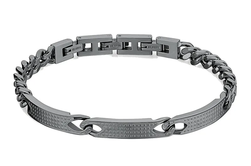 Brosway Bracciale moderno in acciaio per uomo Bullet BUL58 uomo