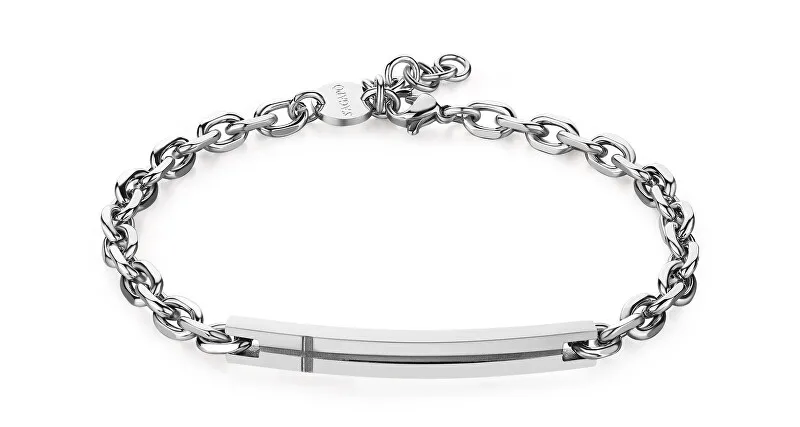 S'Agapõ Bracciale da uomo senza tempo in acciaio Current SPD20 uomo