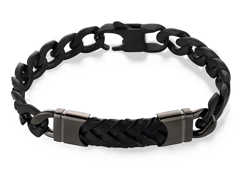 S'Agapõ Bracciale moderno in acciaio da uomo Parkour SKR17 uomo