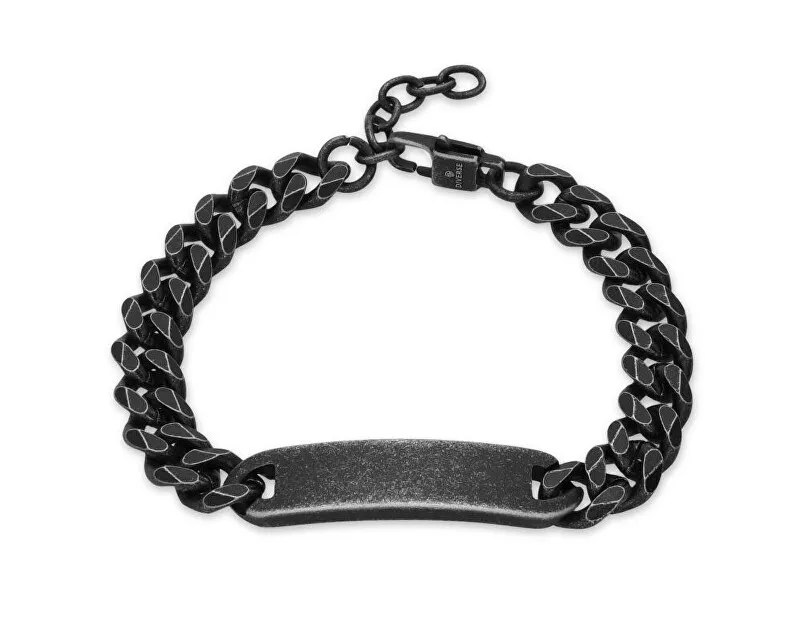 Diversi Bracciale uomo in acciaio nero B1000765 uomo