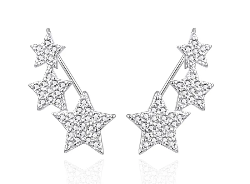 Agato Orecchini lunghi in argento Stelle AGT-E084VW donna