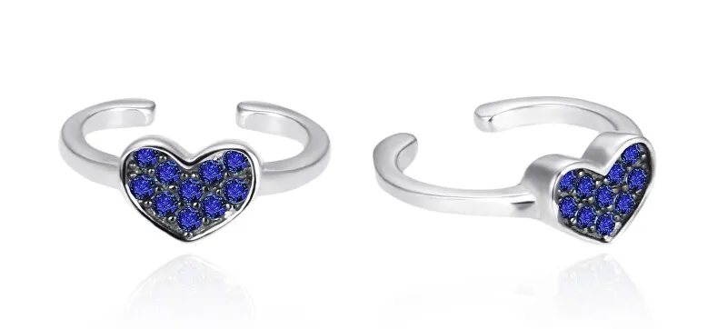 Agato Orecchini in argento Cuori con zirconi AGT-E045ZBL donna