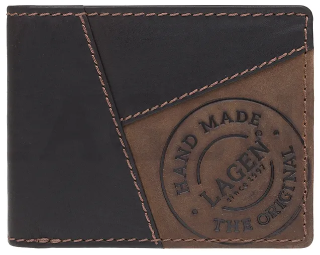 Lagen Portafoglio uomo in pelle 51148 Marrone