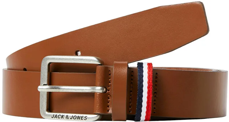 Jack&Jones Cintura in pelle da uomo JACESPO - Lunghezza cintura: 80 cm