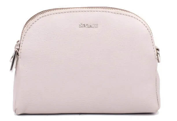 SEGALI Borsa a tracolla in pelle da donna 12 Taupe da donna