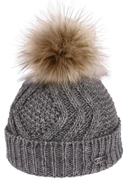 CAPU Cappello invernale marrone da donna