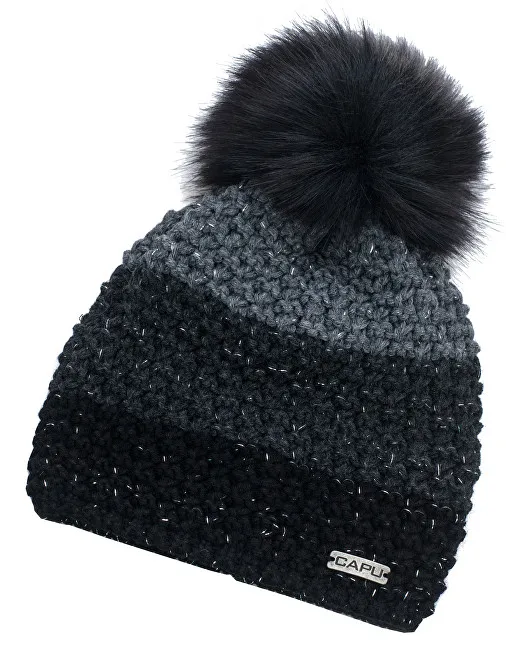 CAPU Cappello invernale grigio da donna
