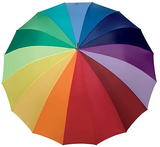 Derby Ombrellone da golf arcobaleno Hit Golf da donna