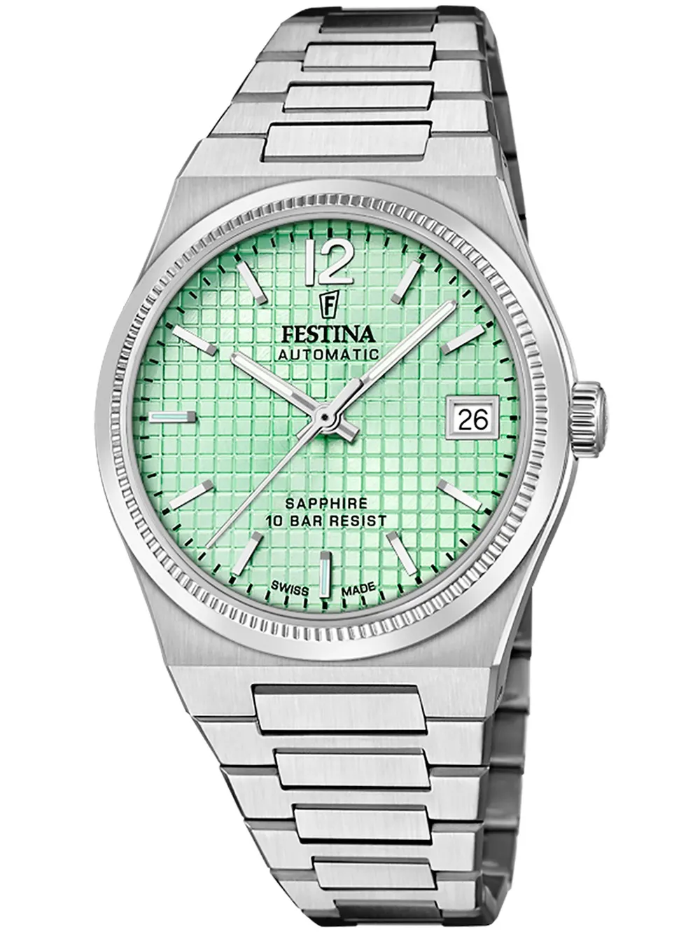 orologio donna Festina F20029/3 Ladies Watch Swiss Made Rivé Automatic 35mm 10ATM