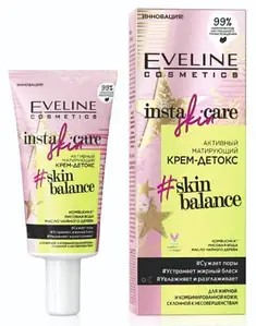 Eveline Insta Skin Care Skin Balance Mattifying And Detoxifying Face Cream 50 ml
