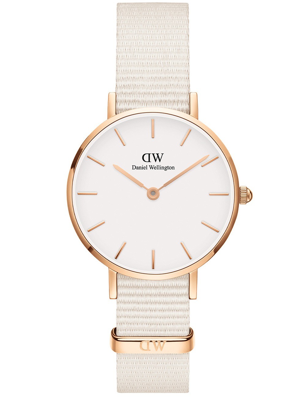 Daniel Wellington DW00100675 Ladies Watch Federica Scagnetti x DW Petite Chalk Nato 28mm 3ATM