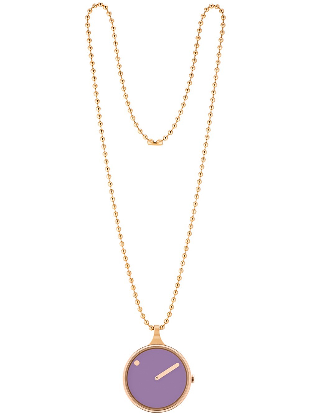 Picto 43303-9012R Ladies Watch Violet Glow Necklace 30mm 5ATM